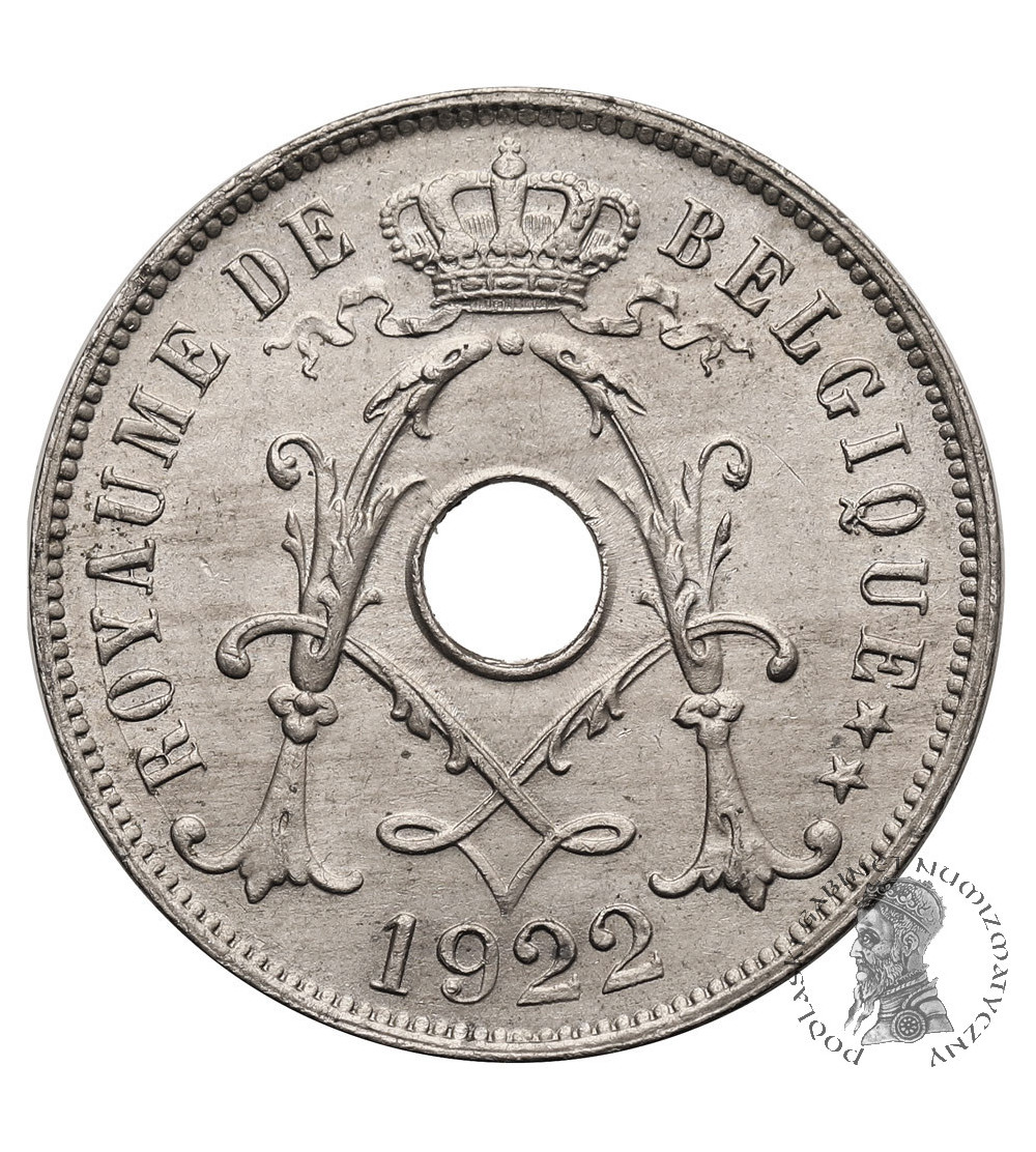 Belgia, Albert I (1909-1934). 25 Centimes 1922, BELGIQUE