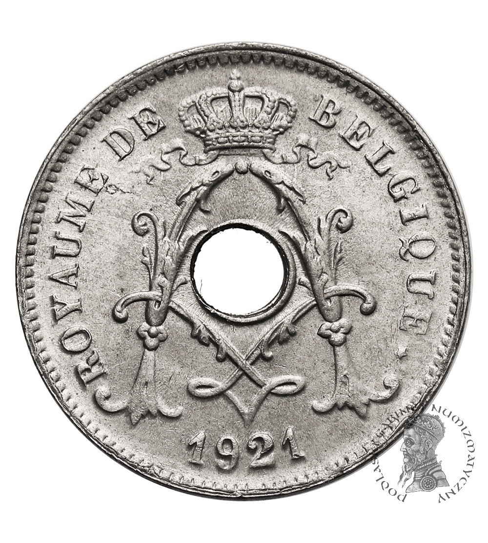 Belgia, Albert I (1909-1934). 10 Centimes 1921, BELGIQUE