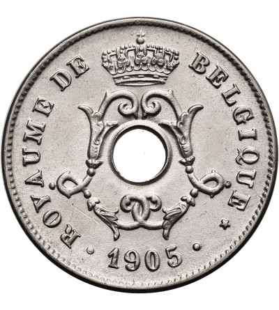 Belgia, Leopold II (1865-1909). 10 Centimes 1905, BELGIQUE