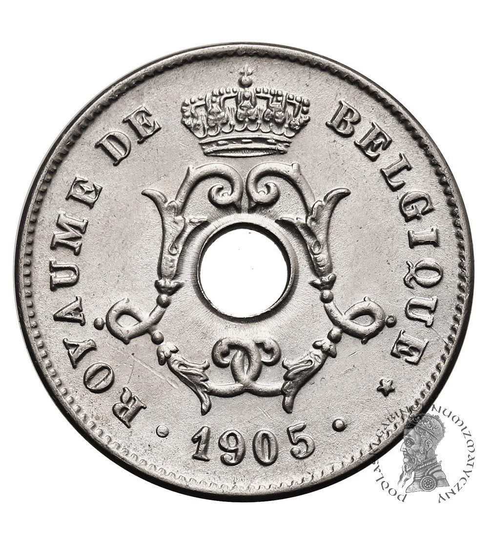 Belgia, Leopold II (1865-1909). 10 Centimes 1905, BELGIQUE