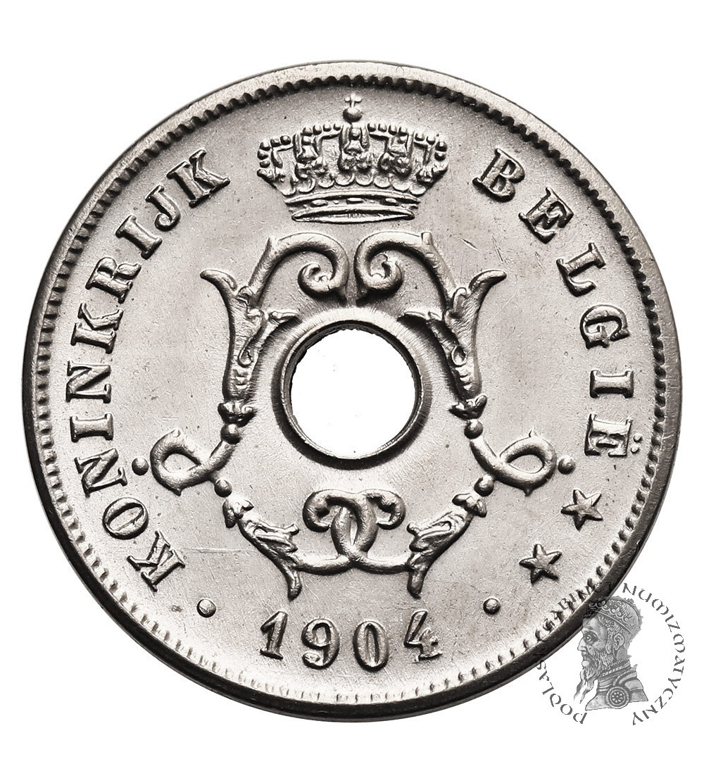 Belgia, Leopold II (1865-1909). 10 Centimes 1904, BELGIE