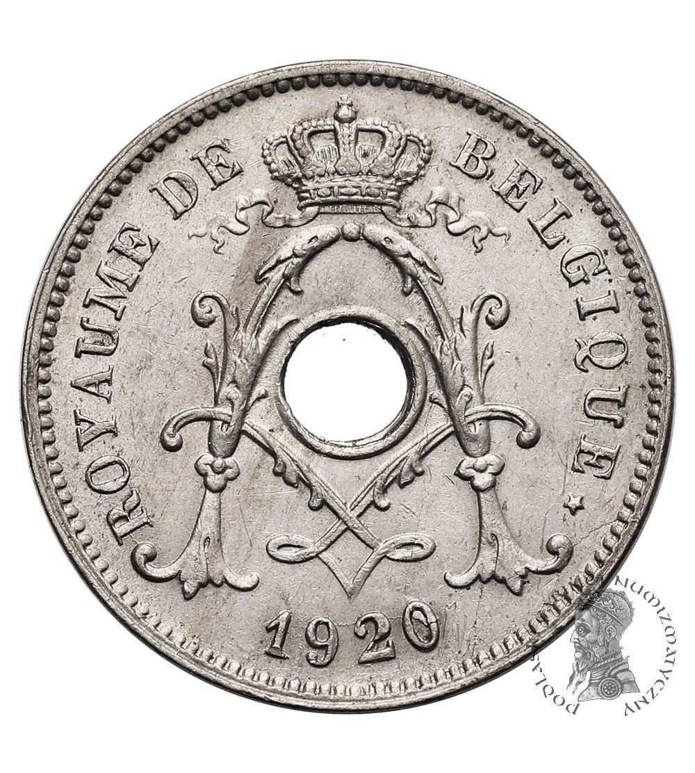 Belgia, Albert I (1909-1934). 10 Centimes 1920, BELGIQUE