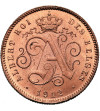 Belgia, Albert I (1909-1934). 2 Centimes 1912, DES BELGES