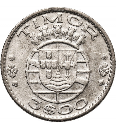 Timor, Portuguese Overseas Province (1951-1974). 3 Escudos 1958