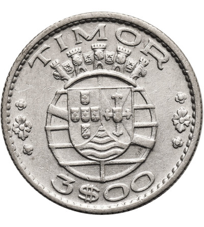 Timor, Portugalska Prowincja Zamorska (1951-1974). 3 Escudos 1958