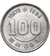 Japonia, Shōwa (1926-1989). 100 Yen, rok 39 / 1964 AD, XVIII Letnie Igrzyska Olimpijskie, Tokio 1964