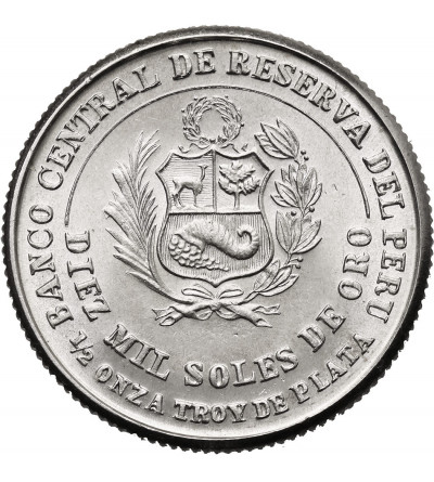 Peru. 10000 Soles 1982, 100th Anniversary of the Battle of La Breña - Andrés A. Cáceres