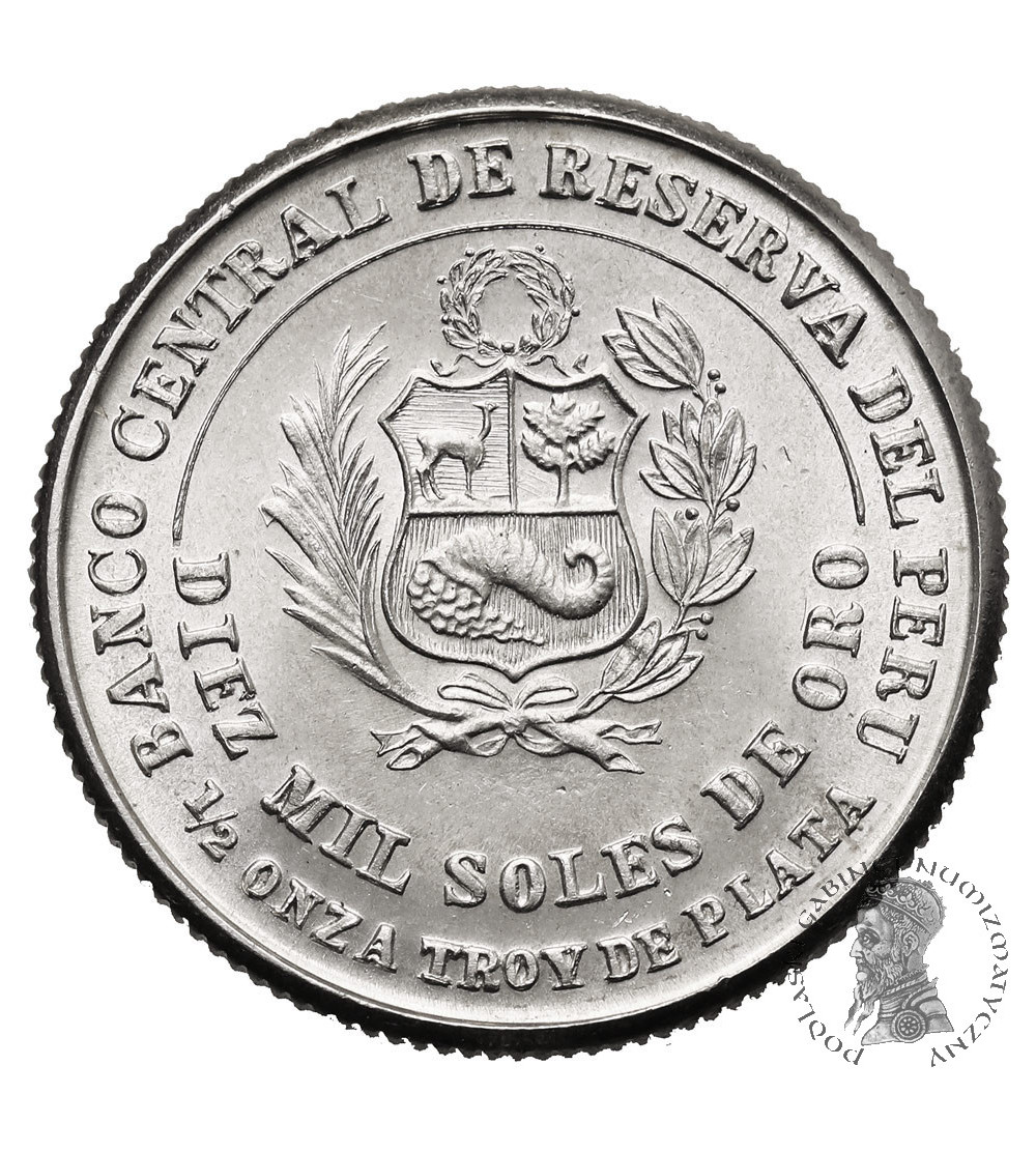 Peru. 10000 Soles 1982, 100th Anniversary of the Battle of La Breña - Andrés A. Cáceres