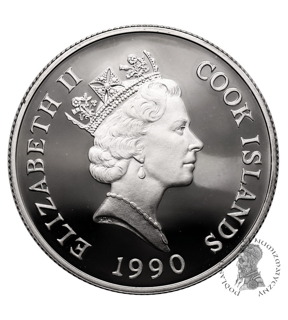 Cook Islands, Elizabeth II (1952-2022). 10 Dollars 1990, XXV Olympic Games, Barcelona 1992 - Proof