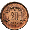 Chile, Republic.  20 Centavos 1946