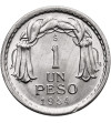 Chile, Republic. 1 Peso 1954