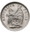 Chile, Republic. 5 Centavos 1936, Condor