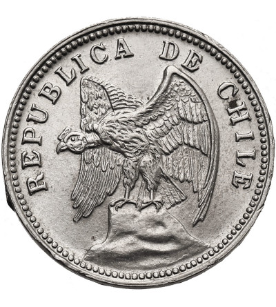 Chile, Republic. 5 Centavos 1938, Condor