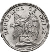 Chile, Republic. 5 Centavos 1938, Condor