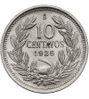 Chile, Republic. 10 Centavos 1936, Condor