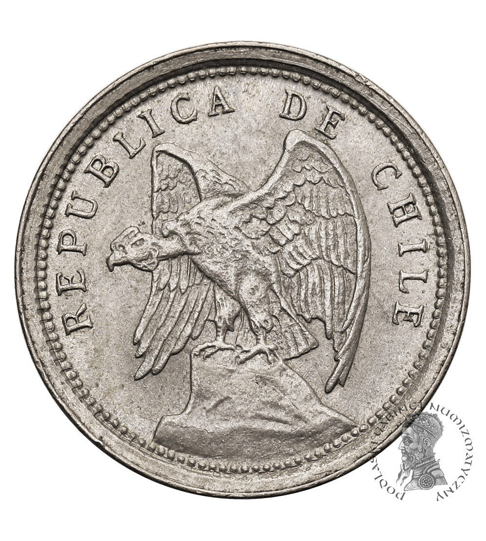 Chile, Republic. 10 Centavos 1923, Condor