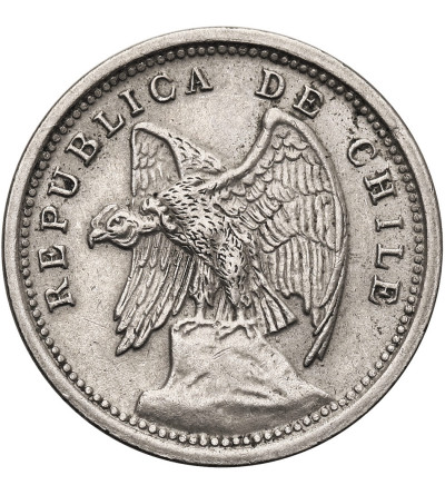 Chile, Republic. 10 Centavos 1935, Condor