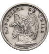 Chile, republika. 10 Centavos 1935, kondor