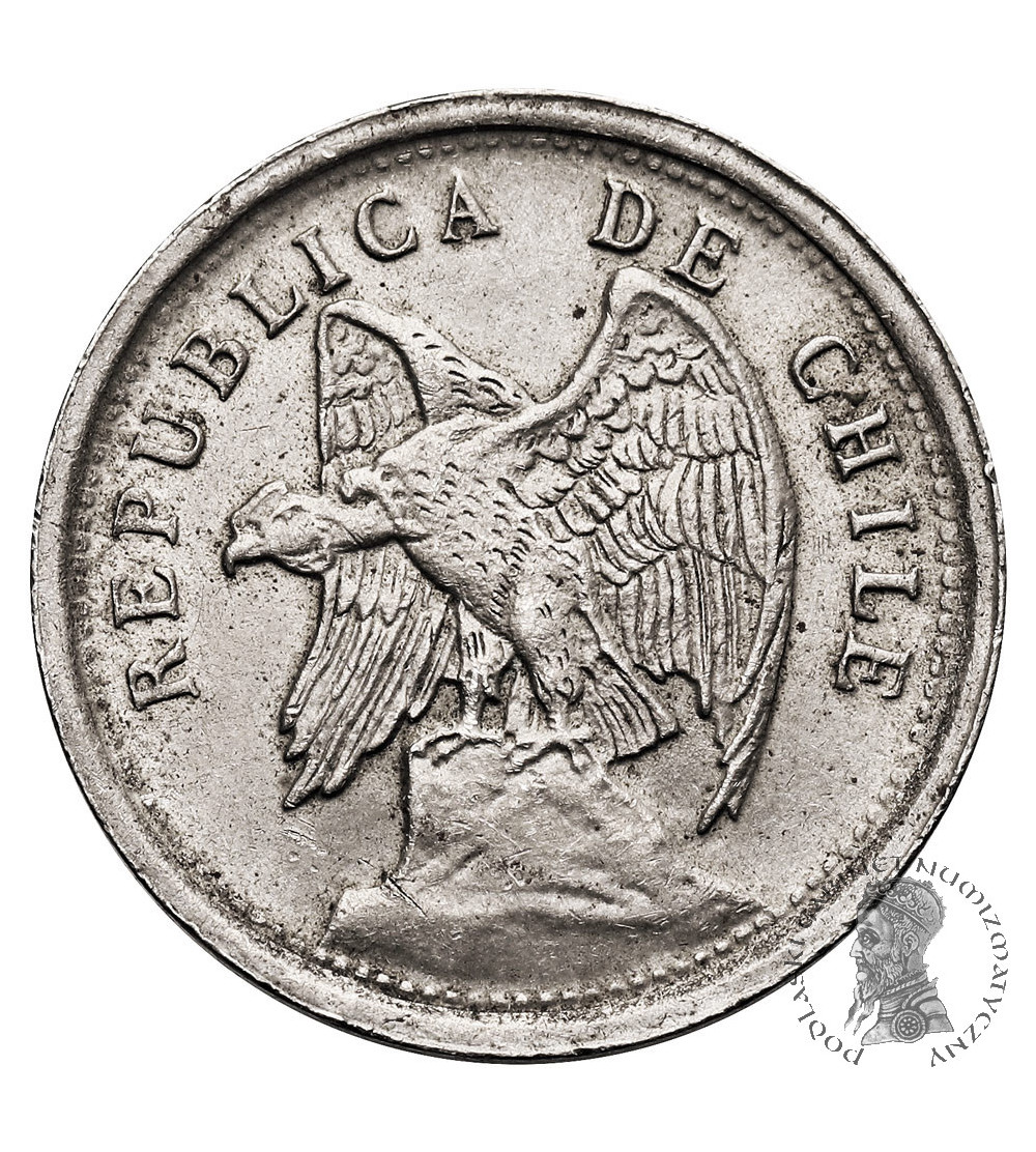 Chile, Republic. 20 Centavos 1923, Condor