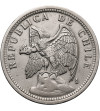 Chile, Republic. 1 Peso 1933, Condor