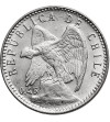 Chile, Republic. 5 Centavos 1916, Condor