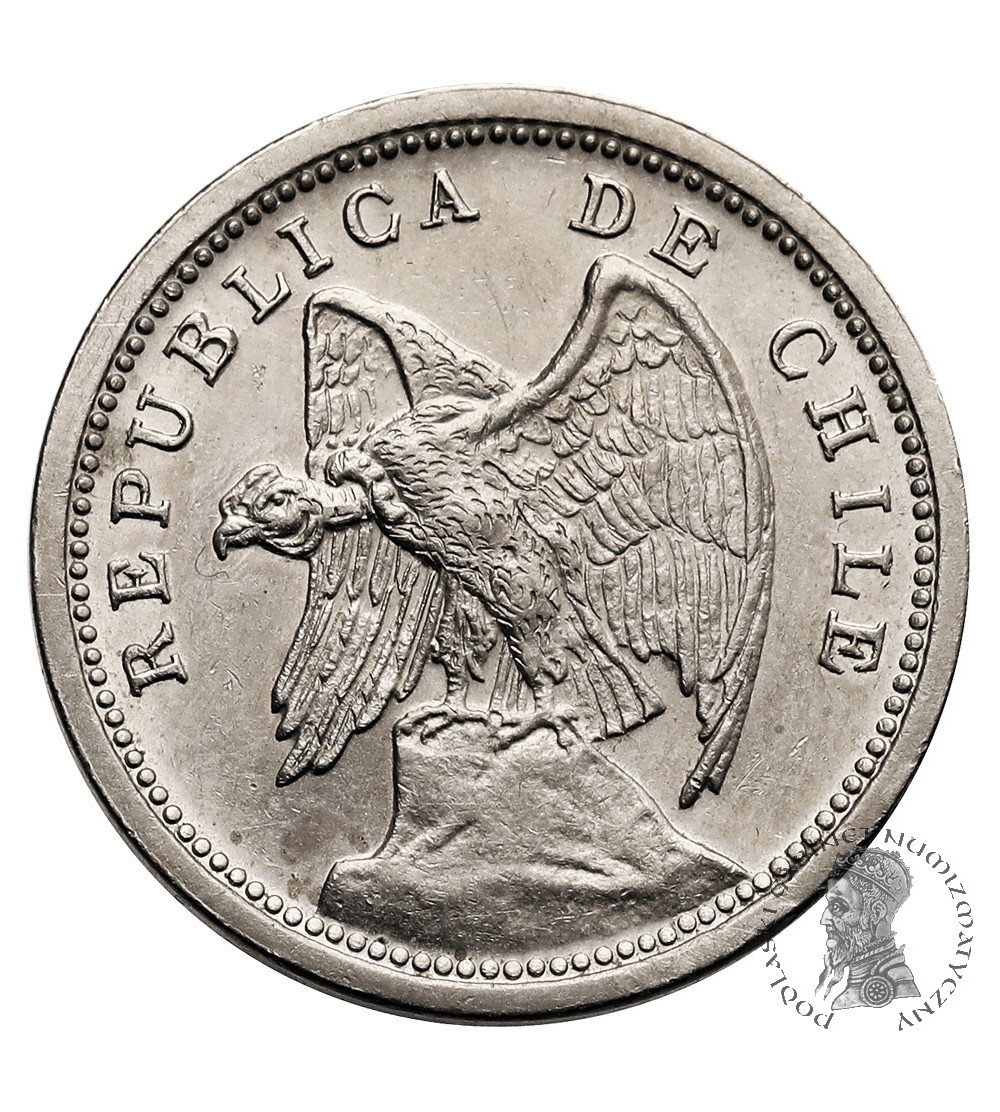 Chile, Republic. 10 Centavos 1941, Condor