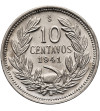 Chile, Republic. 10 Centavos 1941, Condor