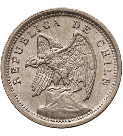 Chile, Republic. 10 Centavos 1938, Condor