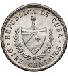 Cuba, First Republic (1902-1962). 10 Centavos 1949, Philadelphia