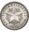 Cuba, First Republic (1902-1962). 10 Centavos 1949, Philadelphia