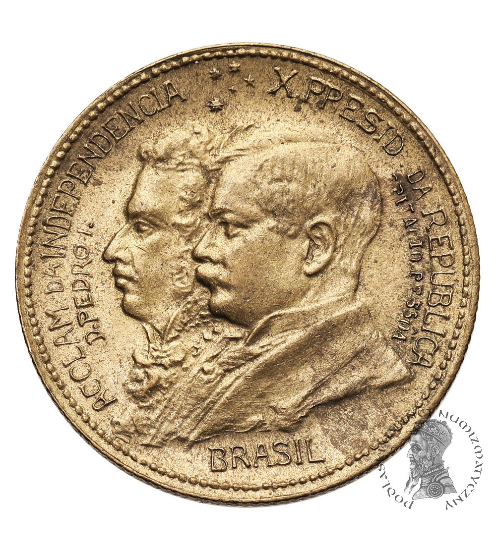 Brazil. 500 Reis 1922, Independence Centennial