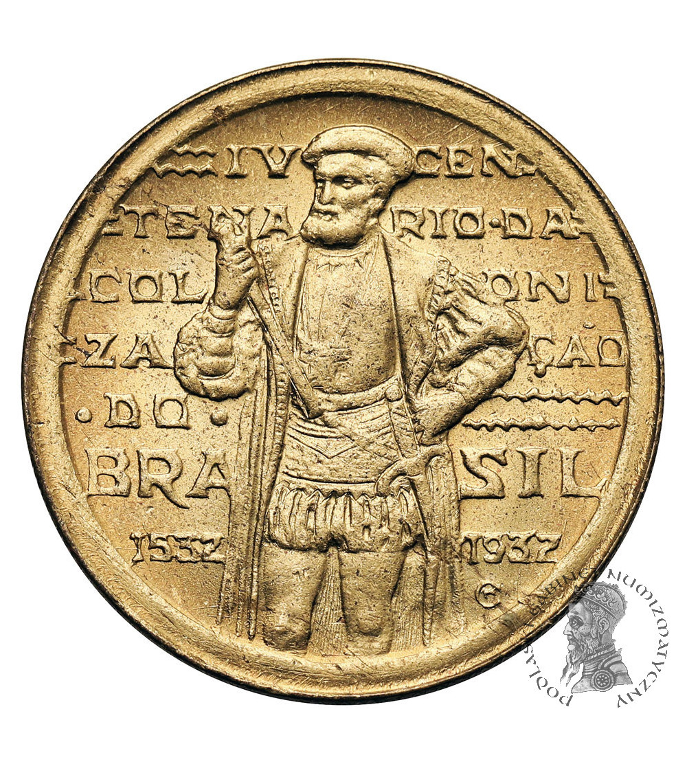 Brazil. 1000 Reis 1932, 400th Anniversary of Colonisation