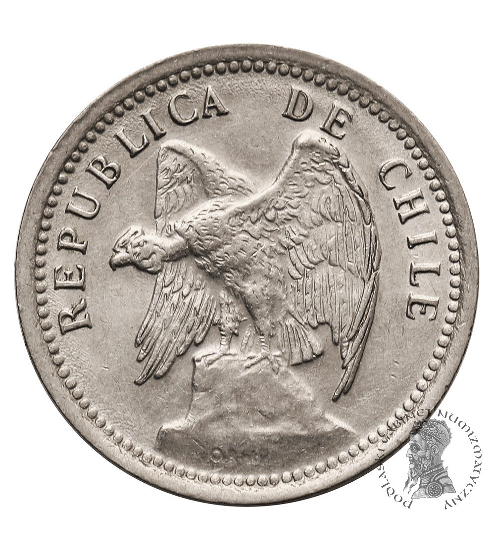 Chile, Republic. 20 Centavos 1939, Condor