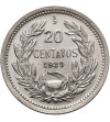 Chile, Republic. 20 Centavos 1939, Condor