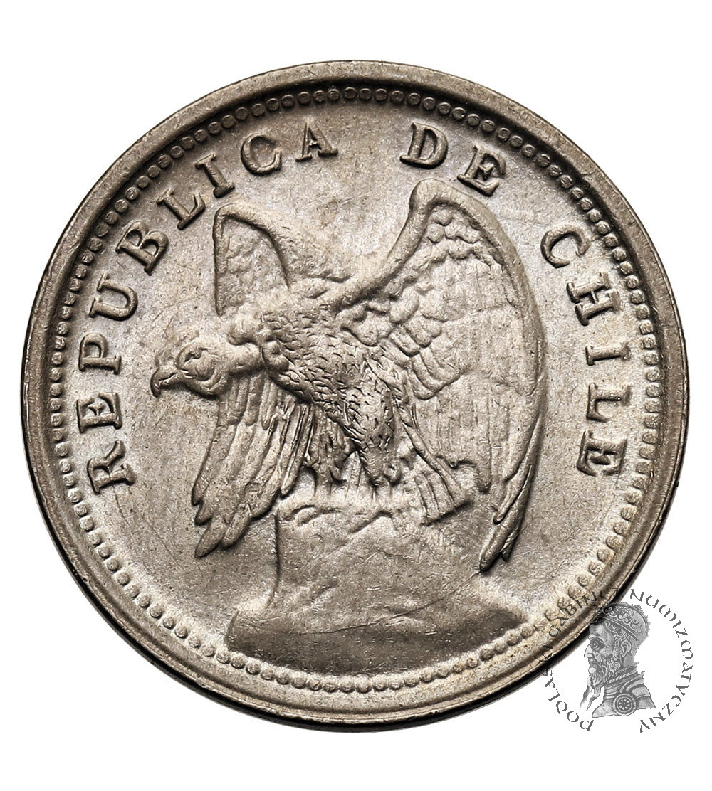 Chile, Republic. 10 Centavos 1932, Condor