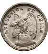 Chile, republika. 10 Centavos 1932, kondor