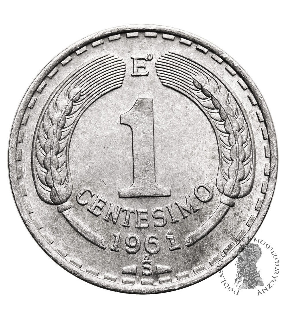 Chile, republika. 1 Centesimo 1961, kondor