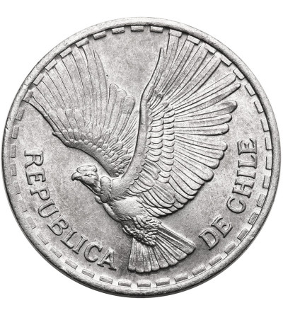 Chile, Republic. 1 Centesimo 1961, Condor