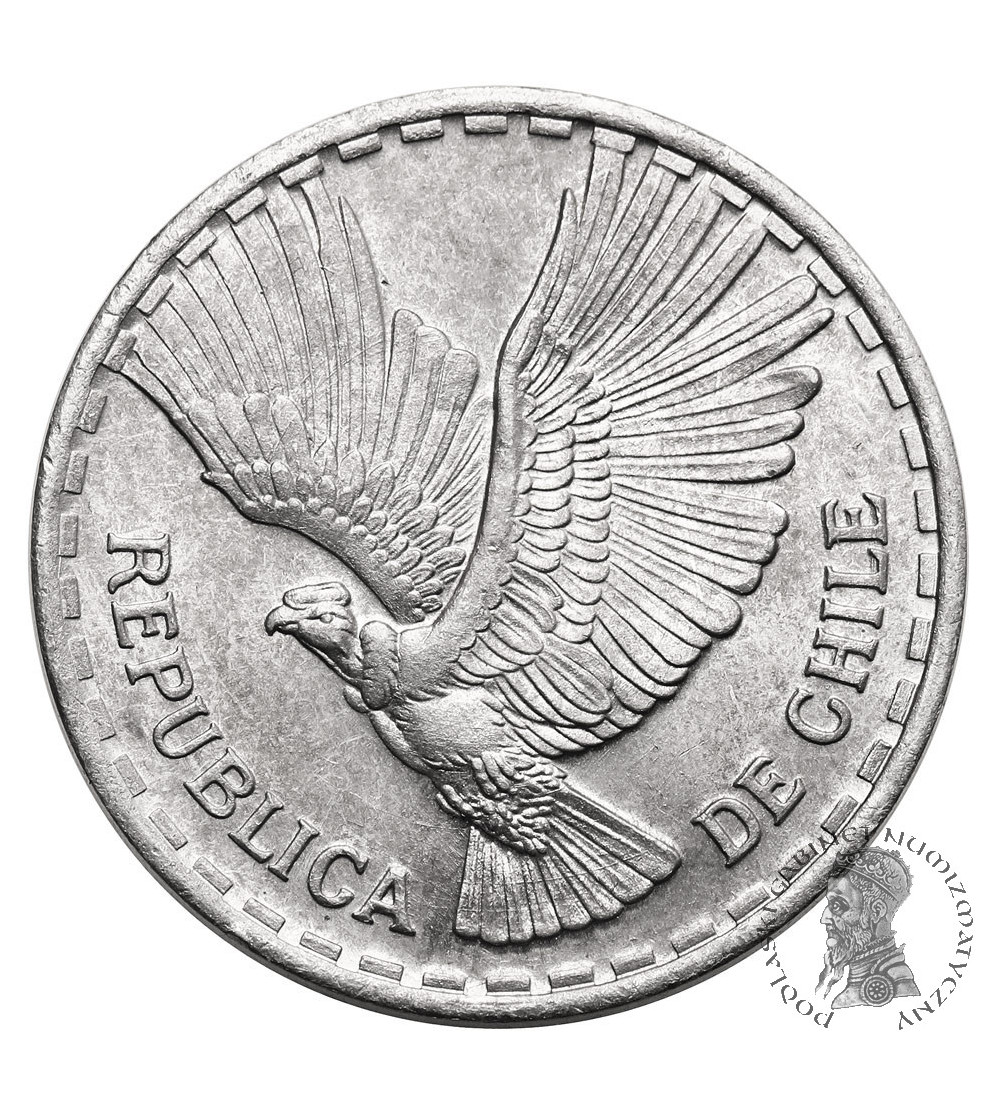 Chile, Republic. 1 Centesimo 1961, Condor