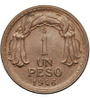 Chile, Republic. 1 Peso 1946