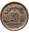 Chile, republika. 20 Centavos 1946