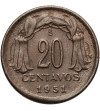 Chile, Republic.  20 Centavos 1951