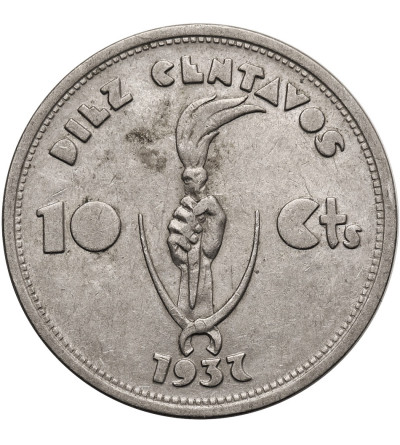 Bolivia. 10 Centavos 1937