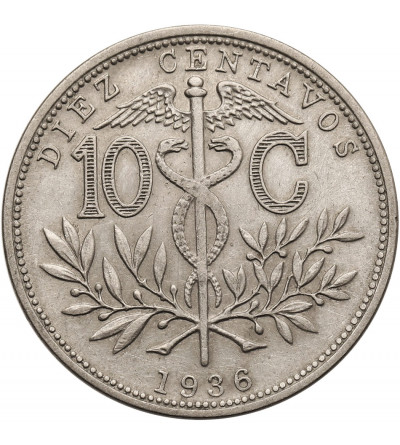 Bolivia. 10 Centavos 1936