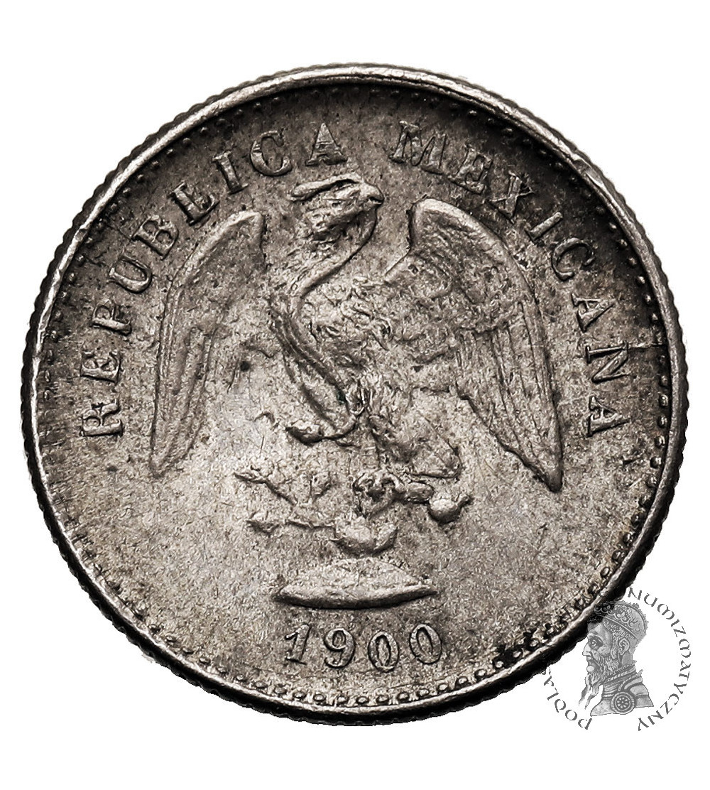 Meksyk. 5 Centavos 1900 Cn Q, Culiacan