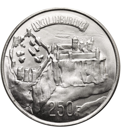 Luxembourg, Charlotte (1919-1964). 250 Francs 1963, Millennium of Luxembourg City