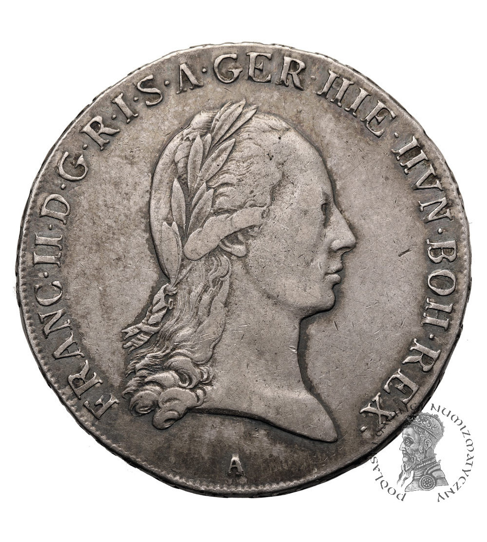 Austrian Netherlands (Belgium), Francis II (1792-1795). Thaler (Kronenthaler) 1796 A, Vienna