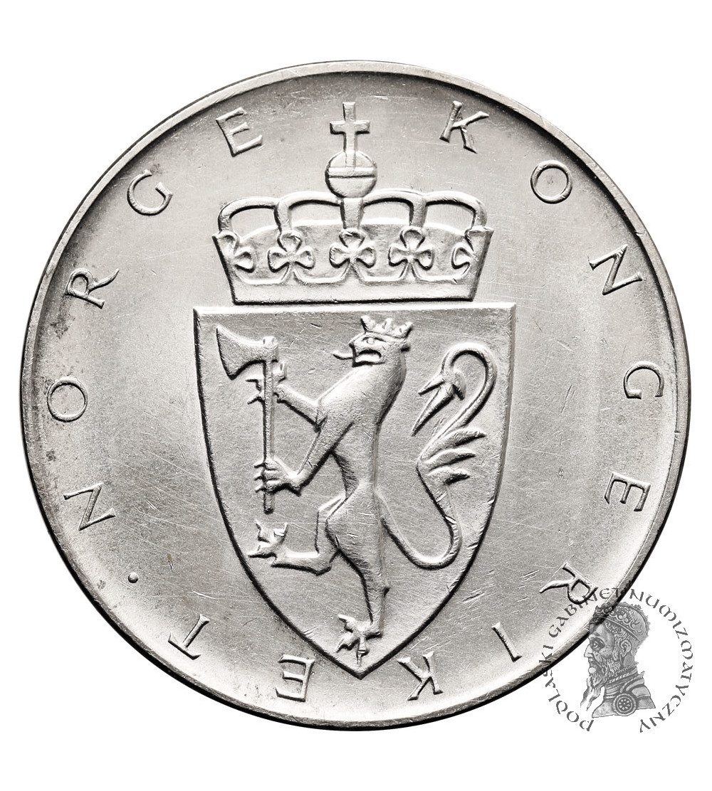 Norwegia, Olaf V (1957-1991). 10 Kroner 1964, 150-lecie Konstytucji - Eidsvoll 1814-1964