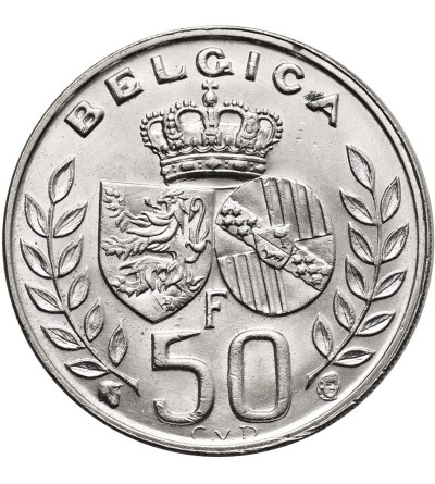 Belgia, Baudouin I (1951-1993). 50 franków 1960, Małżeństwo Króla Baudouina z Doñą Fabiolą de Mora y Aragon