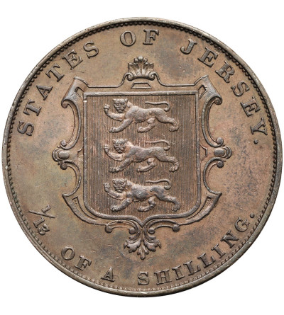 Jersey, Victoria (1837-1901). 1/13 Shilling 1858